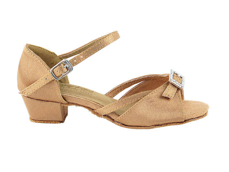 Girls' Latin 1720G Brown Satin