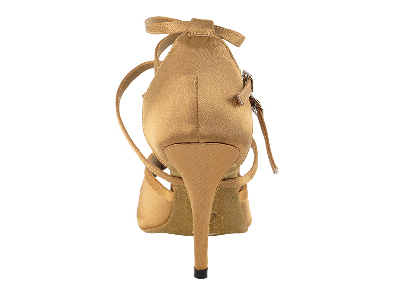 Ladies Rhythym/Latin 2630LEDSS Brown Satin