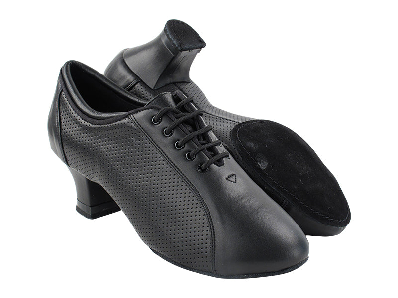 Ladies Practice CD1119B Black Perforated Leather