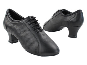 Ladies Practice CD1119B Black Perforated Leather
