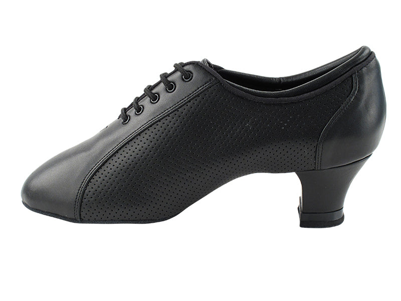 Ladies Practice CD1119B Black Perforated Leather