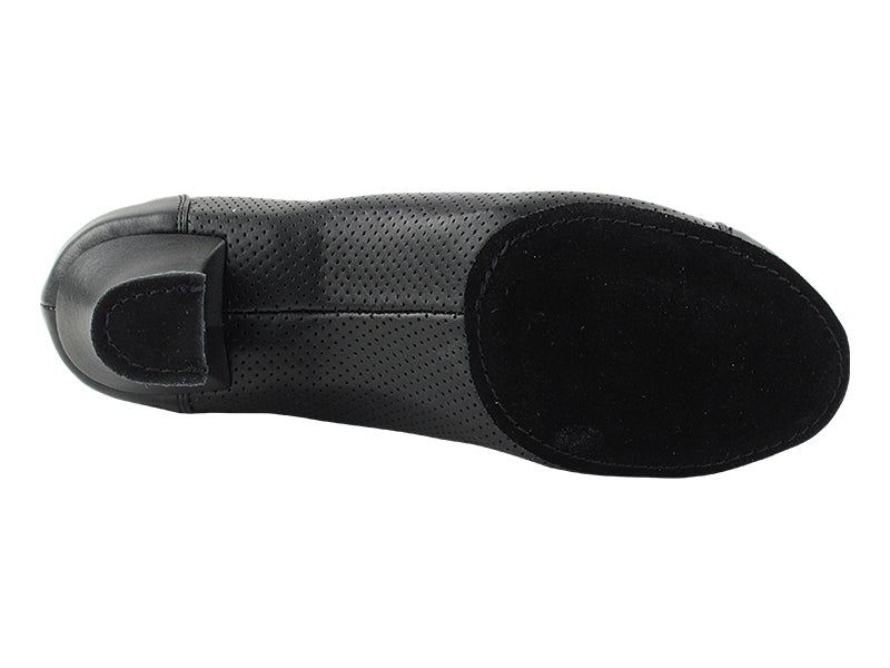 Ladies Practice CD1119B Black Perforated Leather