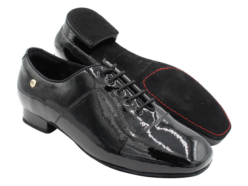Men's Smooth/Standard CD1427DB Black Patent (Double Bottom)