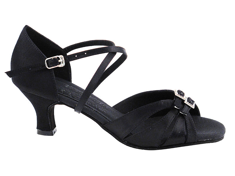 Ladies Rhythm/Latin S92307 Black Satin