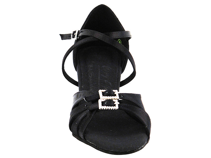 Ladies Rhythm/Latin S92307 Black Satin
