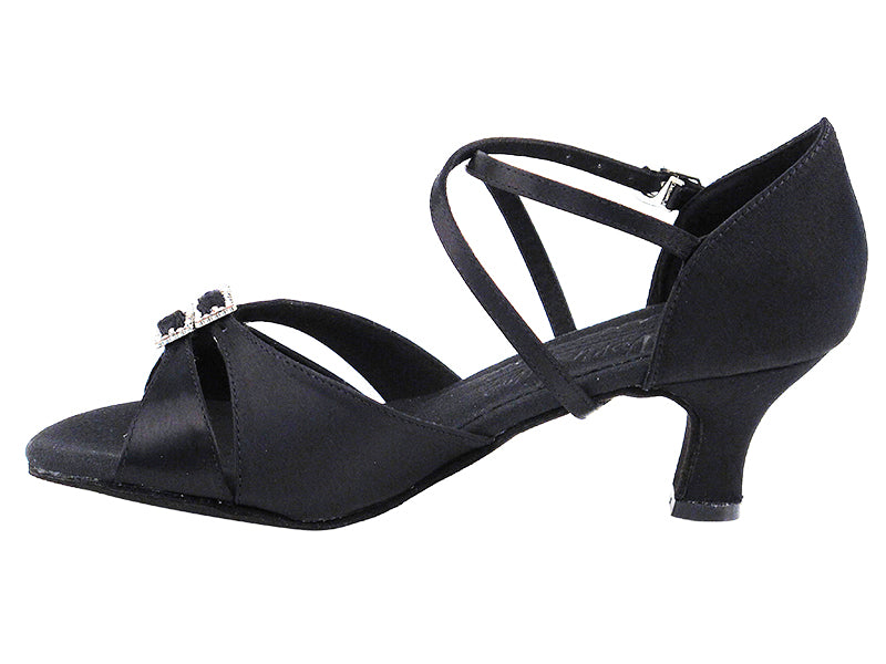Ladies Rhythm/Latin S92307 Black Satin
