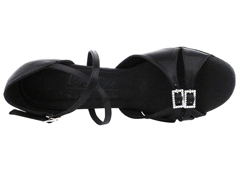 Ladies Rhythm/Latin S92307 Black Satin