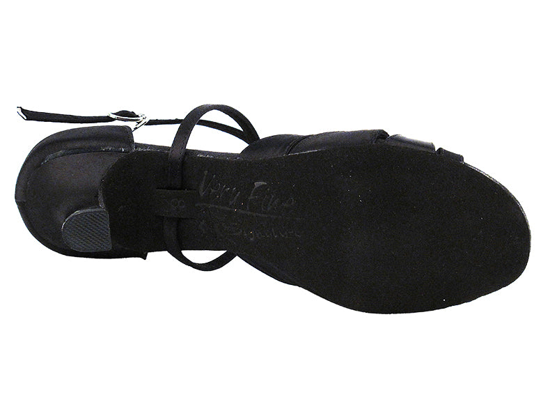 Ladies Rhythm/Latin S92307 Black Satin