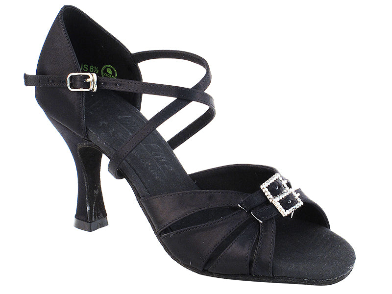 Ladies Rhythm/Latin S92307 Black Satin