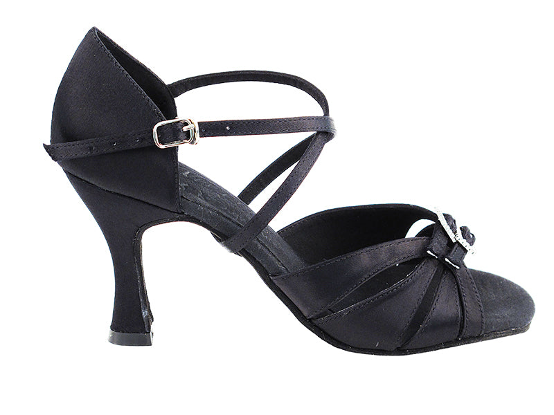 Ladies Rhythm/Latin S92307 Black Satin