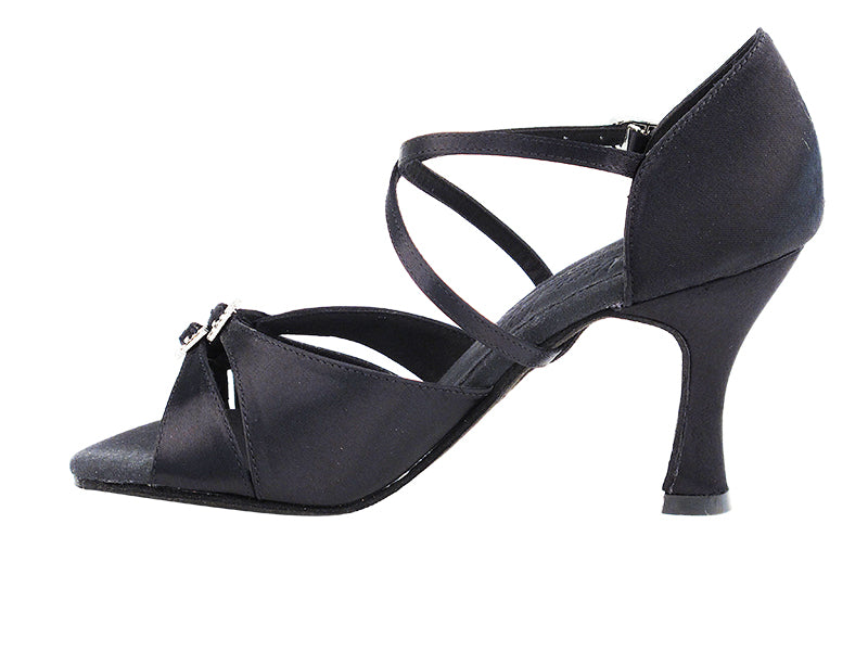 Ladies Rhythm/Latin S92307 Black Satin