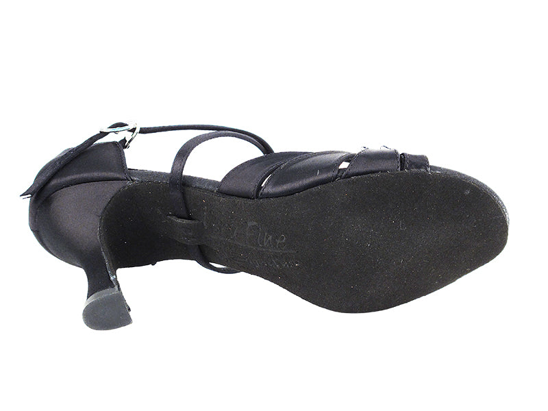 Ladies Rhythm/Latin S92307 Black Satin