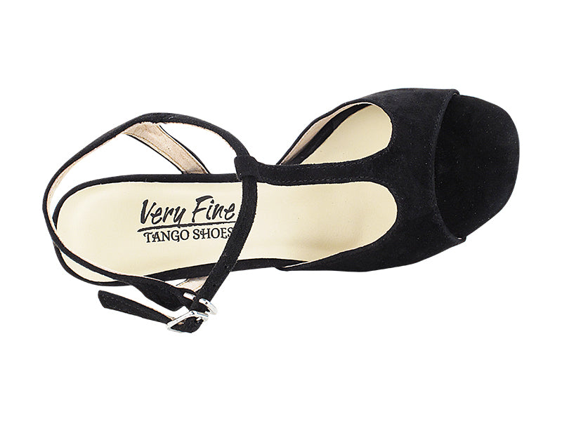 Ladies Tango VFTango 007 Black Suede