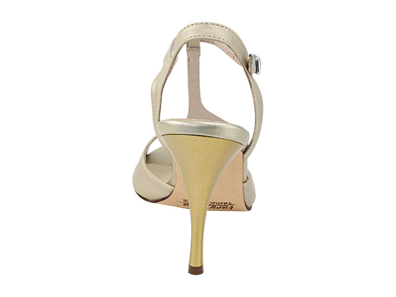 Ladies Tango VFTango 007 Light Gold Leather