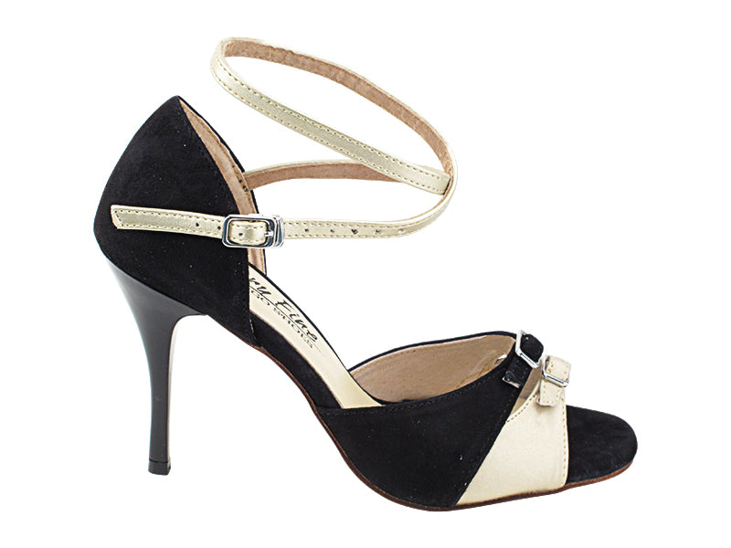 Ladies Tango VFTango 020 Black Suede/Light Gold Leather