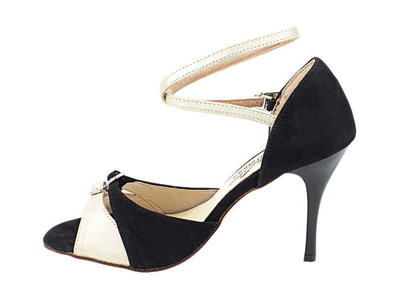Ladies Tango VFTango 020 Black Suede/Light Gold Leather