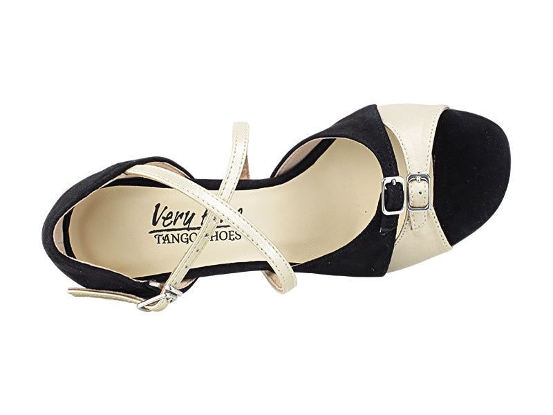 Ladies Tango VFTango 020 Black Suede/Light Gold Leather