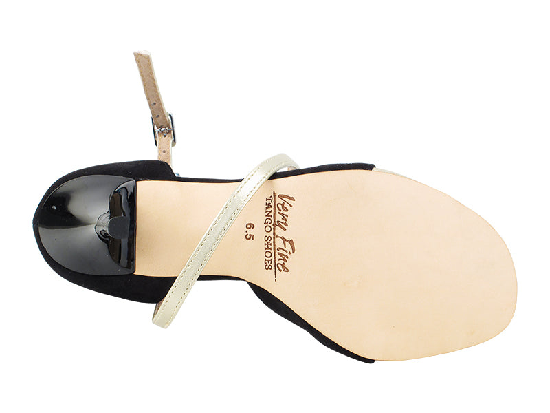 Ladies Tango VFTango 020 Black Suede/Light Gold Leather