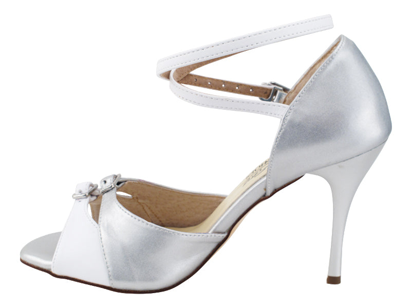Ladies Tango VFTango 020 Light Silver/White Leather