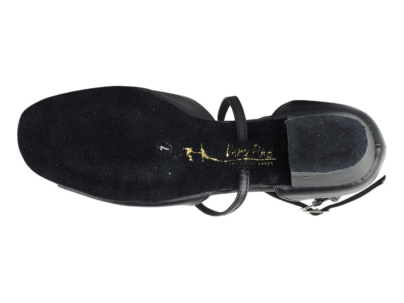 Ladies Flat Heel 1620FT Black Leather
