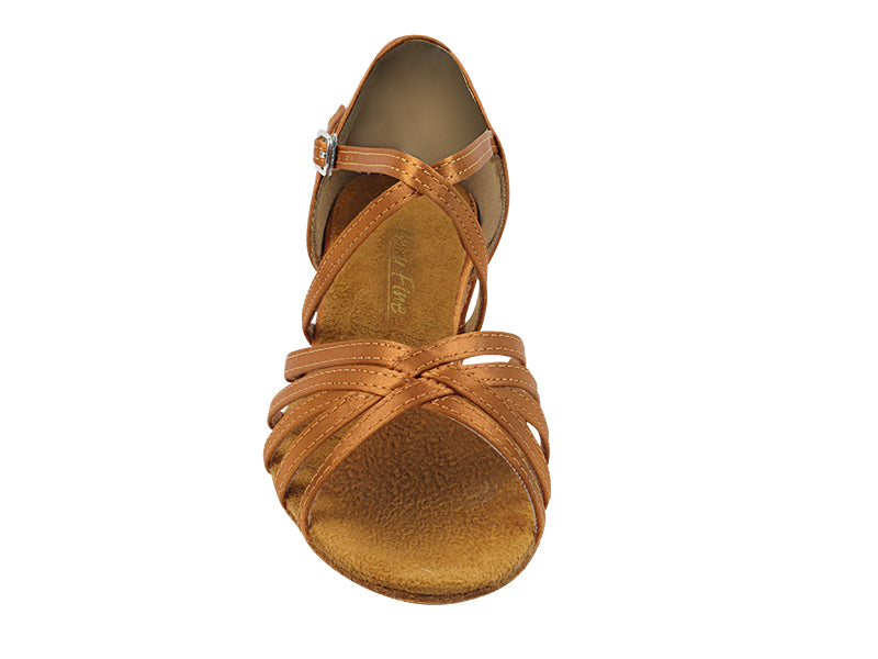 Girls' Latin 1670CG Dark Tan Satin