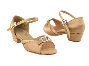 Girls' Latin 1720G Brown Satin