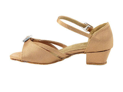 Girls' Latin 1720G Brown Satin