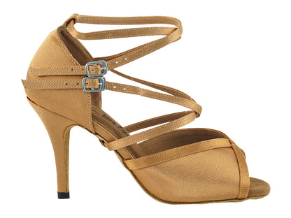 Ladies Rhythym/Latin 2630LEDSS Brown Satin