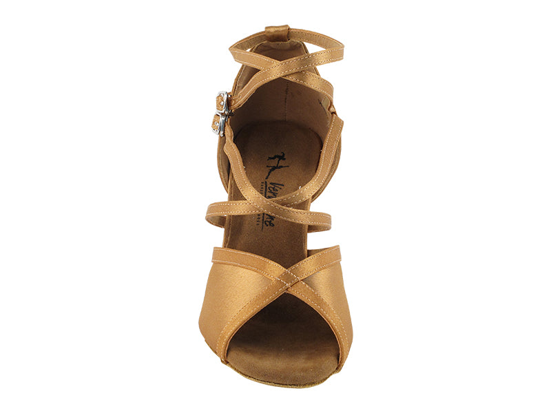 Ladies Rhythym/Latin 2630LEDSS Brown Satin