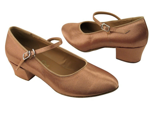 Girls' Standard 3008G Brown Satin