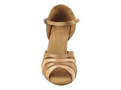 Ladies Rhythm/Latin 3749LEDSS Brown Satin/Light Brown Satin