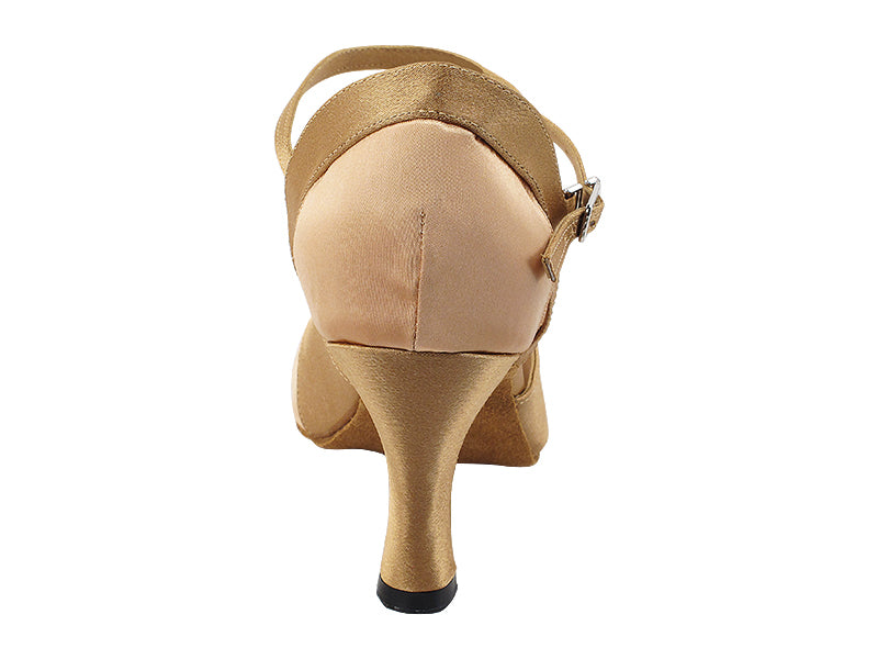 Ladies Rhythm/Latin 3749LEDSS Brown Satin/Light Brown Satin