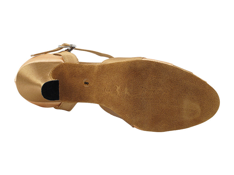 Ladies Rhythm/Latin 3749LEDSS Brown Satin/Light Brown Satin