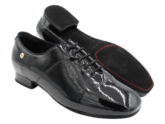 Men's Smooth/Standard CD1427DB Black Patent (Double Bottom)