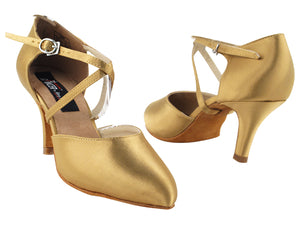 Ladies Smooth/Standard CD6017 Tan Satin