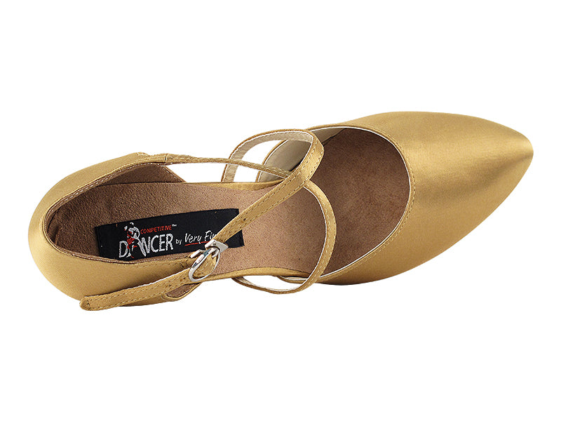 Ladies Smooth/Standard CD6017 Tan Satin