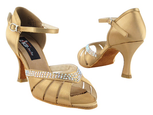 Ladies Rhythm/Latin CD6801 Tan Satin