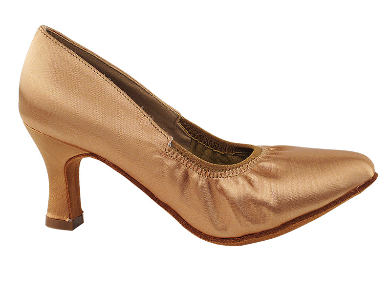 Ladies Smooth/Standard S9107 Tan Satin
