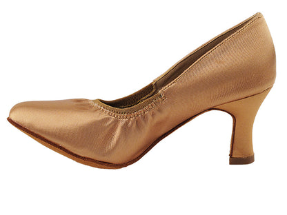 Ladies Smooth/Standard S9107 Tan Satin