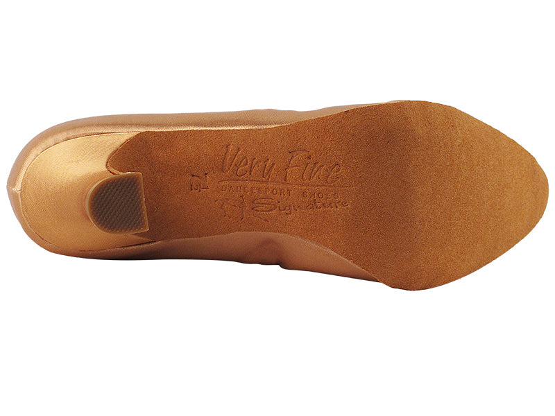 Ladies Smooth/Standard S9107 Tan Satin