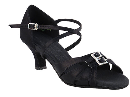 Ladies Rhythm/Latin S92307 Black Satin