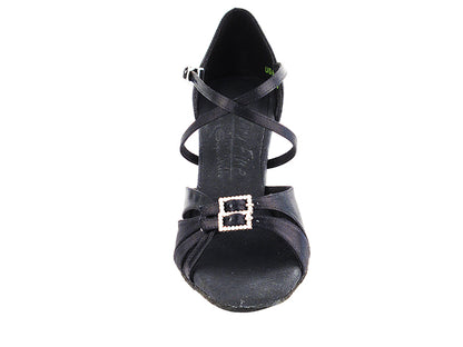 Ladies Rhythm/Latin S92307 Black Satin