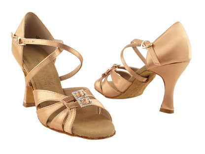Ladies Rhythm/Latin S92307 Tan Satin