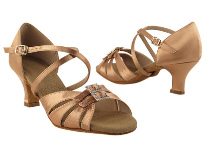 Ladies Rhythm/Latin S92307 Tan Satin
