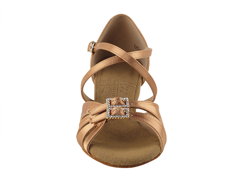 Ladies Rhythm/Latin S92307 Tan Satin