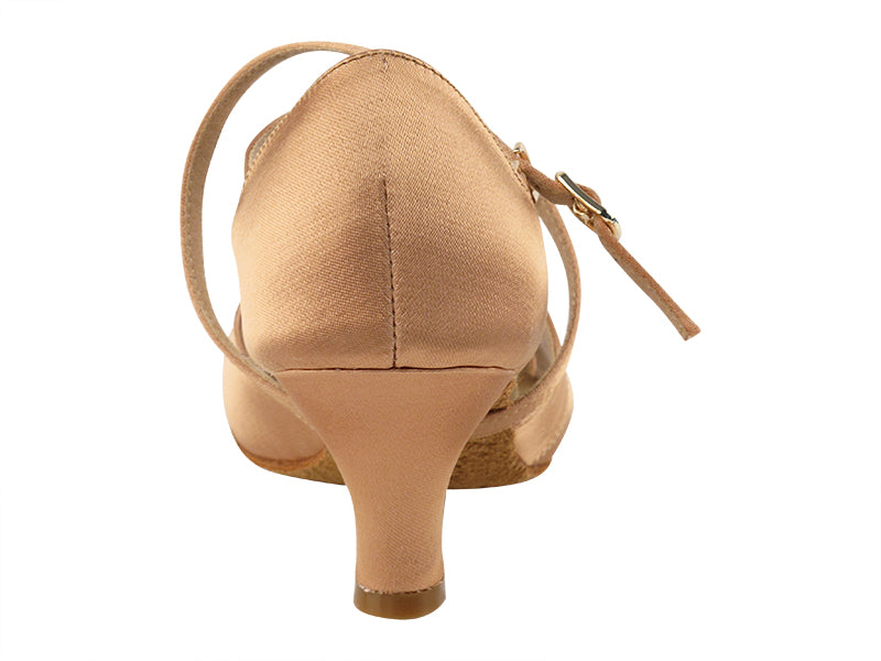 Ladies Rhythm/Latin S92307 Tan Satin