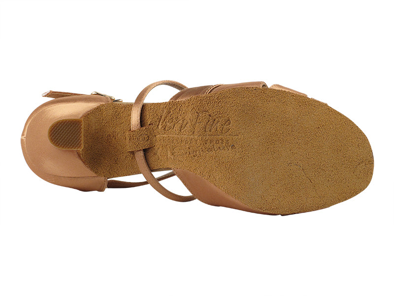 Ladies Rhythm/Latin S92307 Tan Satin