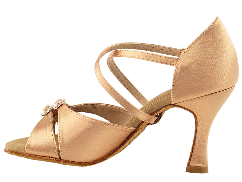 Ladies Rhythm/Latin S92307 Tan Satin