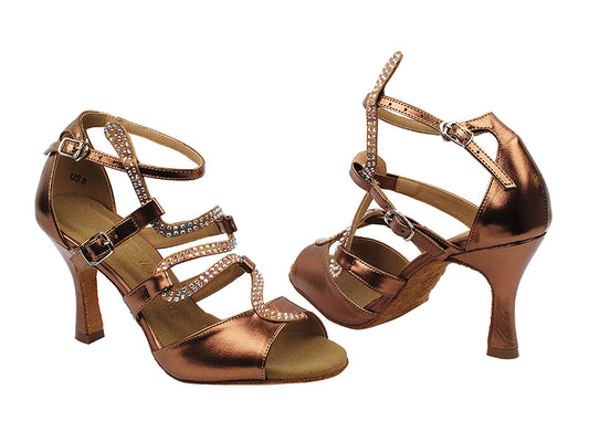 Ladies Rhythm/Latin SERA7017 Copper Satin