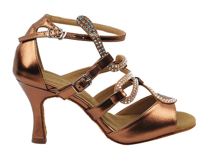 Ladies Rhythm/Latin SERA7017 Copper Satin